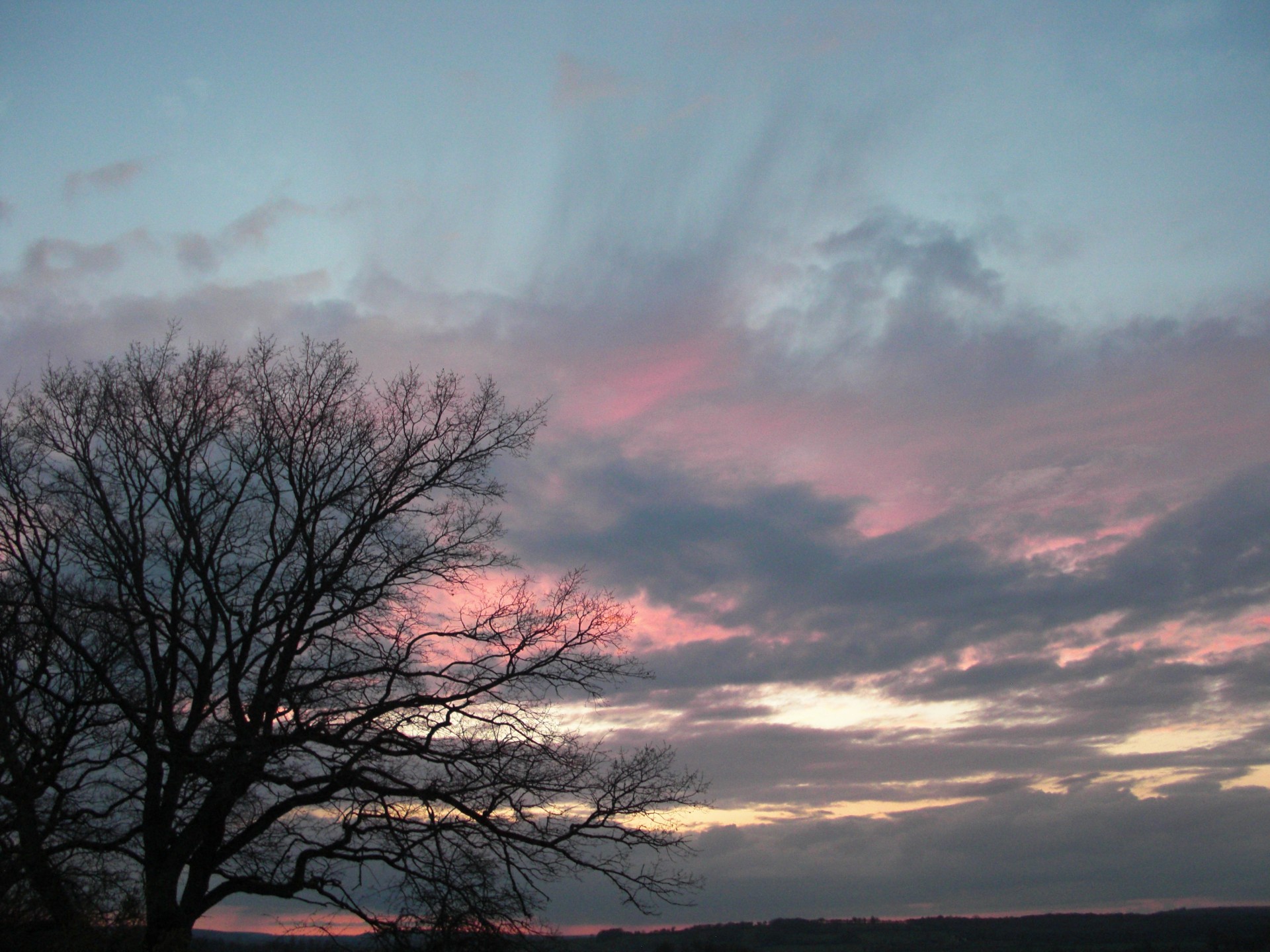 Ciel au coucher du soleil