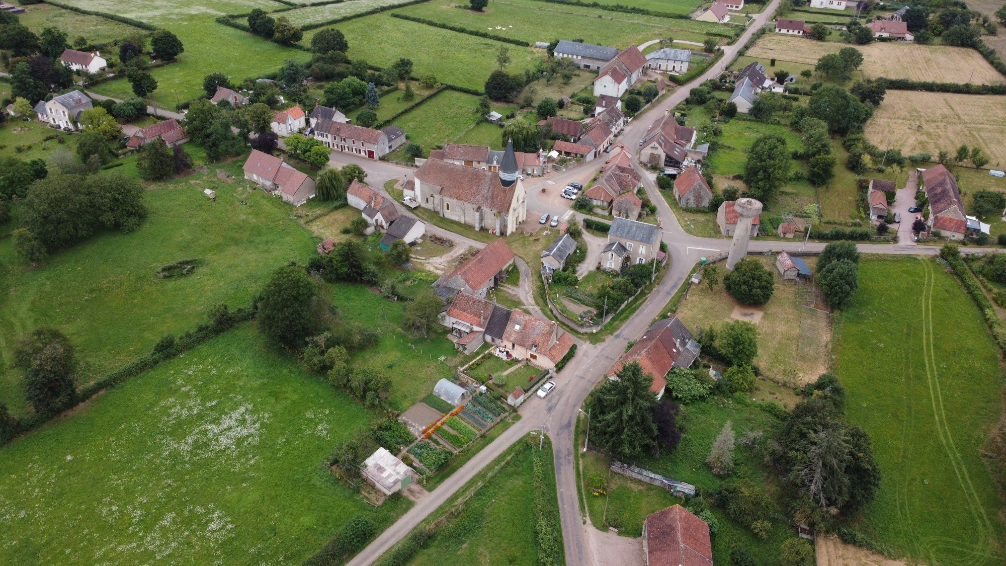 Centre de pazy vu du ciel