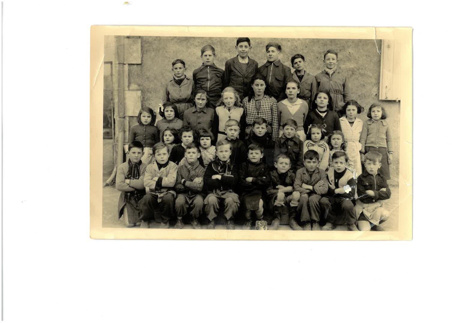 Photo de classe année 1953