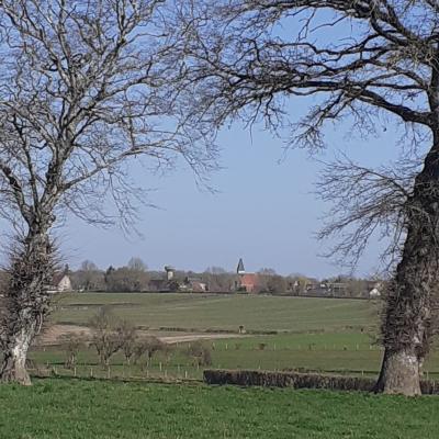 Vue depuis la route Prélichy- Mouches