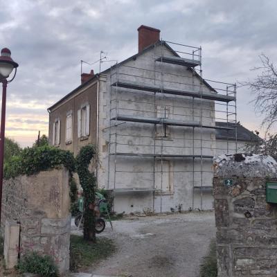 Reparation mur presbytere